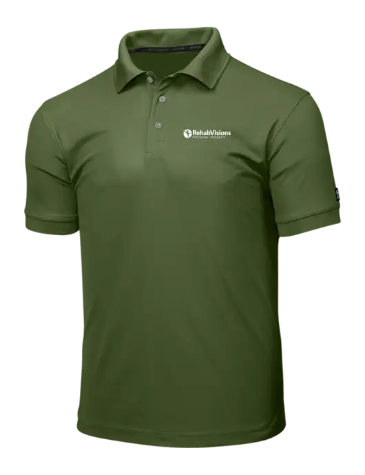 OGIO Olive Caliber 2.0 Polo w/RV Physical Therapy Logo