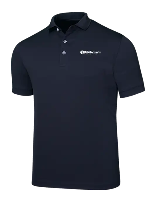 Callaway Ottoman Navy Polo w/RV Physical Therapy Logo