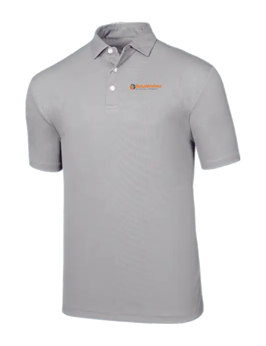 Callaway Birdseye Light Grey Polo w/RV Physical Therapy Logo