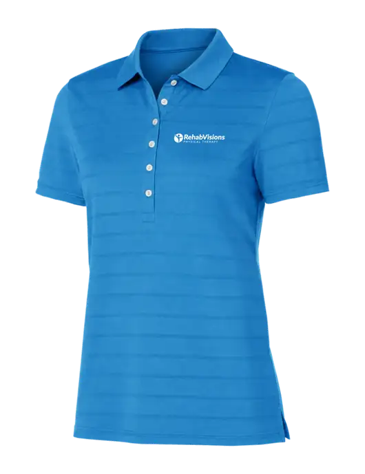 Callaway Womens Royal Blue Ventilated Polo w/RV Physical Therapy Logo
