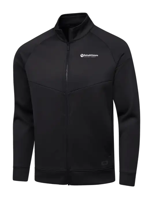 OGIO Black Endurance Modern Performance Full-Zip w/RV Physical Therapy Logo