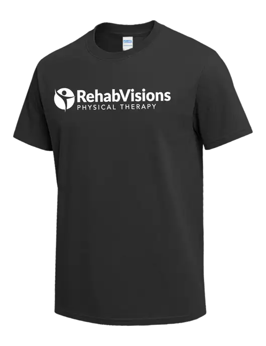 Charcoal Heavyweight 6.1 oz T-Shirt w/RV Physical Therapy Logo