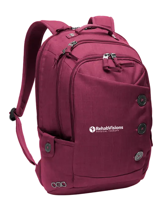 OGIO Sunset Cardinal Ladies Melrose Pack w/RV Physical Therapy Logo