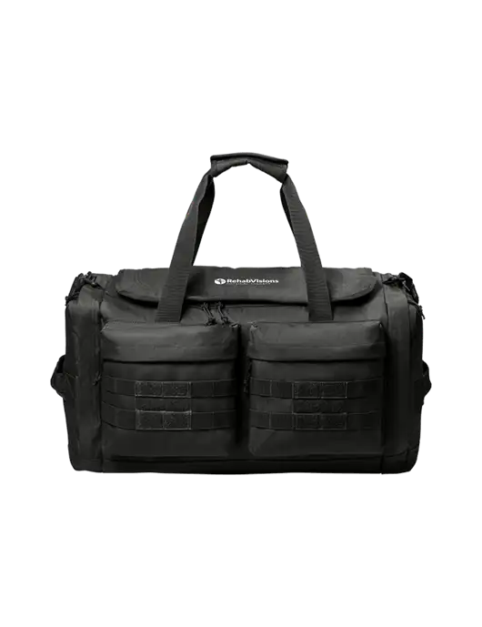 CornerStone Black Tactical Duffel w/RV Physical Therapy Logo