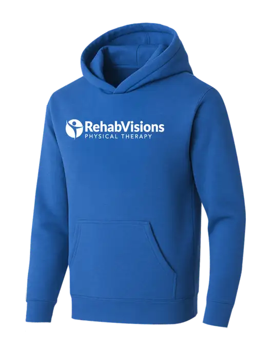 BELLA+CANVAS Royal Sponge Fleece Pullover Hoodie w/RV Physical Therapy Logo
