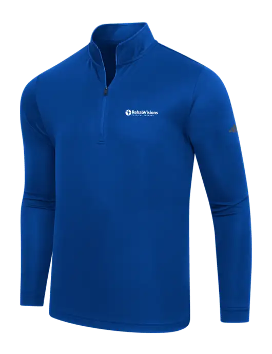 Adidas Royal Lightweight Quarter Zip Pullover w/RV Physical Therapy Logo
