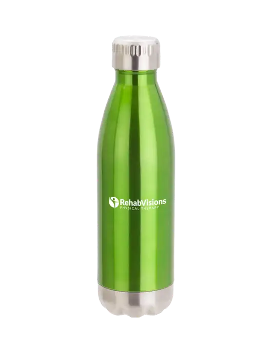 City Go Green 17 oz Insulated Bottle w/RV Physical Therapy Logo