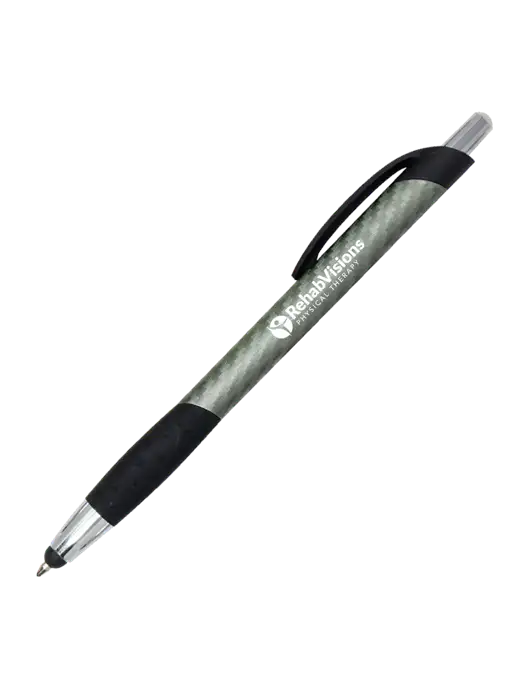 Sunray Gunmetal Stylus Pen w/RV Physical Therapy Logo
