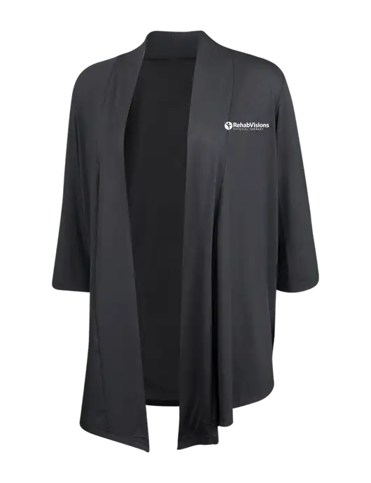 Grey Smoke Womens Concept Shrug w/RV Physical Therapy Logo