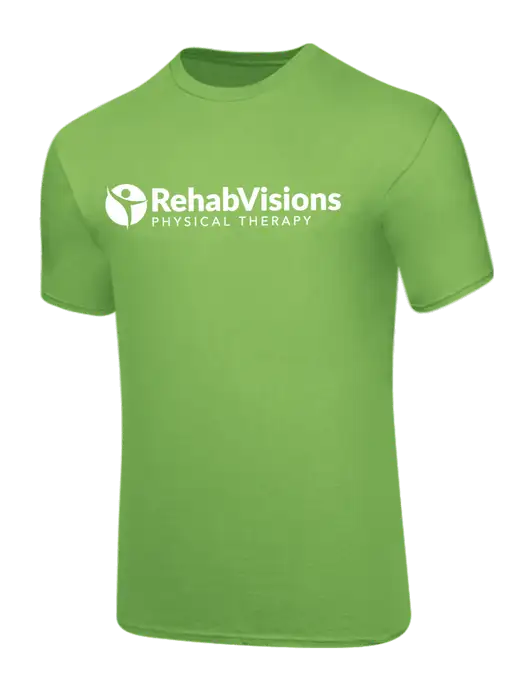 Core Blend Light Green T-Shirt w/RV Physical Therapy Logo