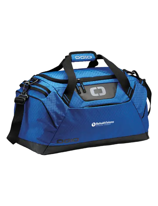 OGIO Royal Blue Catalyst Duffle
 w/RV Physical Therapy Logo