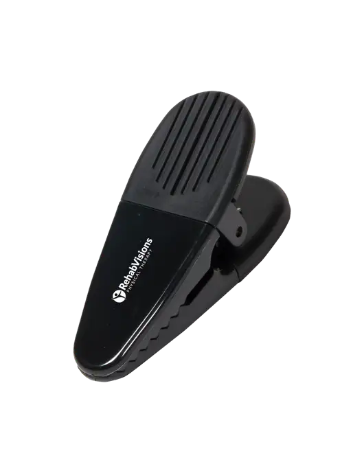 Magnetic Black Power Clip w/RV Physical Therapy Logo