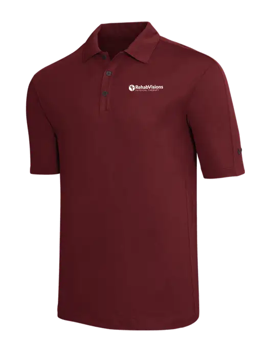 Nike Cardinal Tech Sport Dri-FIT Polo w/RV Physical Therapy Logo