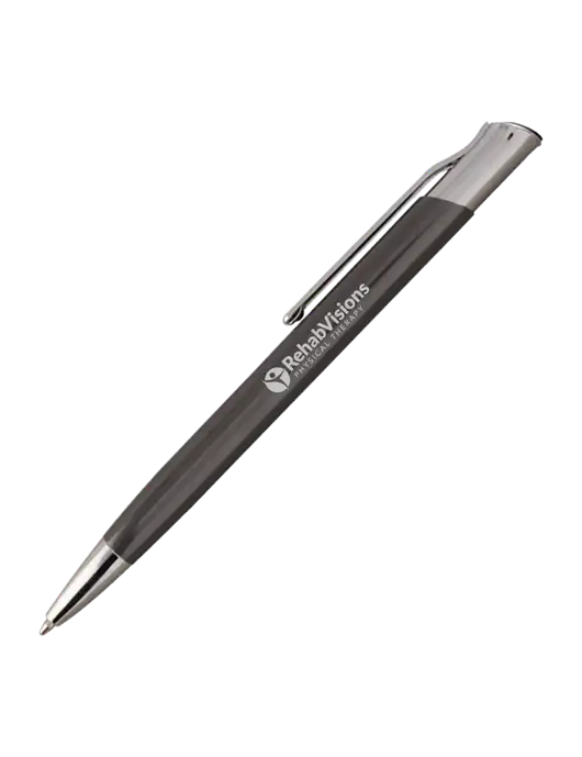 San Malo Gunmetal Pen - Black Ink w/RV Physical Therapy Logo