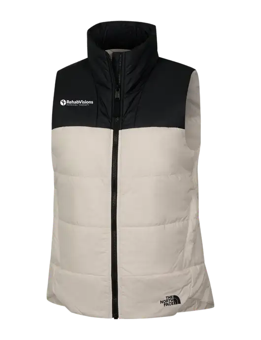 The North Face Womens Ivory Everyday Insulated Vest w/RV Physical Therapy Logo