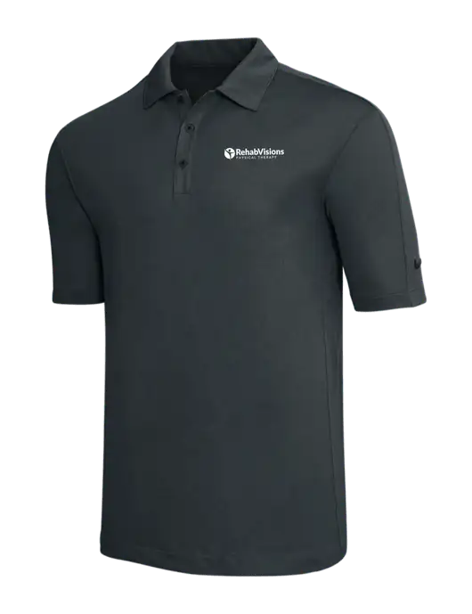 Nike Dark Grey Tech Sport Dri-FIT Polo w/RV Physical Therapy Logo