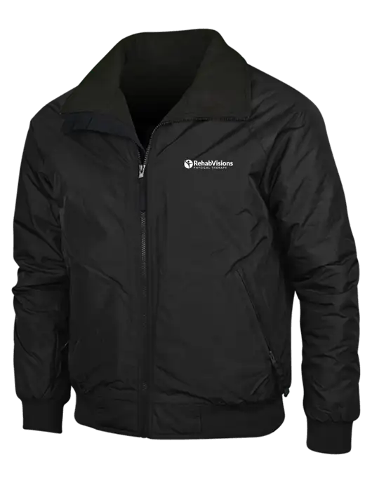 True Black/True Black Classic Challenger Jacket w/RV Physical Therapy Logo