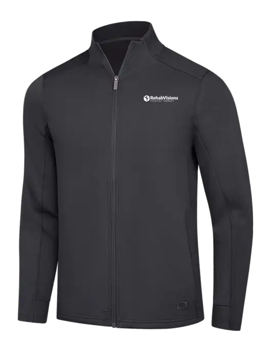 OGIO Dark Grey Transcend Full-Zip w/RV Physical Therapy Logo