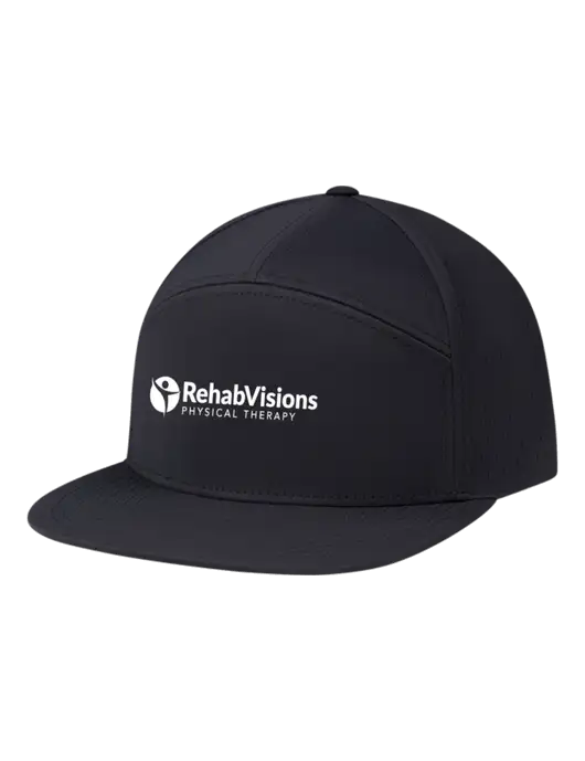 Richardson Black Cannon Cap w/RV Physical Therapy Logo