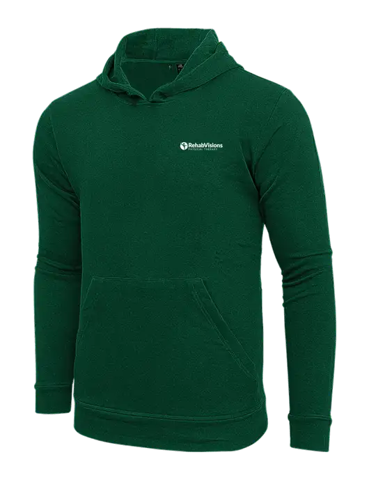 Adidas Dark Green Fleece Hooded Sweatshirt w/RV Physical Therapy Logo