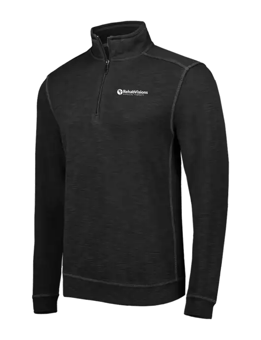 Tommy Bahama Black Tobago Bay 1/2 Zip w/RV Physical Therapy Logo