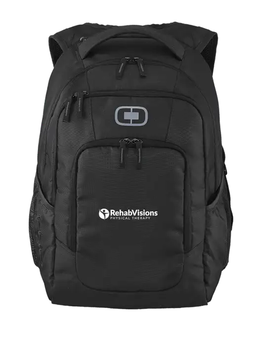 OGIO Black Logan Laptop Backpack
 w/RV Physical Therapy Logo