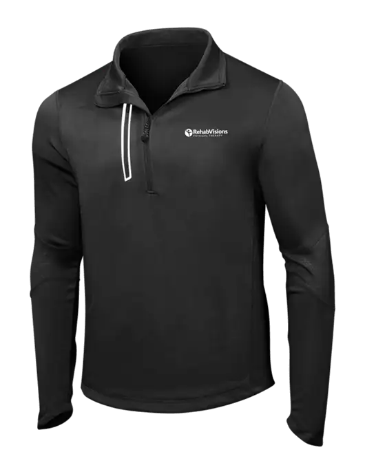 OGIO Blacktop Endurance Fulcrum 1/4 Zip w/RV Physical Therapy Logo