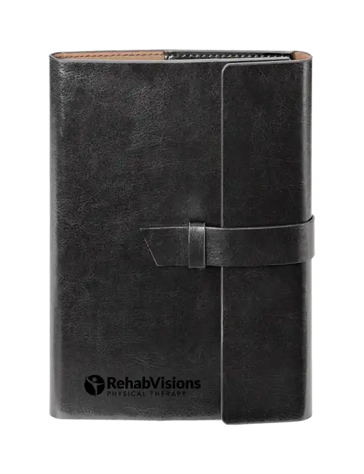 Fabrizio Black 6.875 x 9.56 Portfolio w/RV Physical Therapy Logo