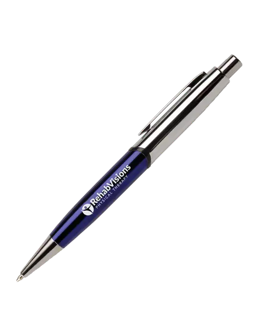 Chimera Blue Pen - Black Ink w/RV Physical Therapy Logo