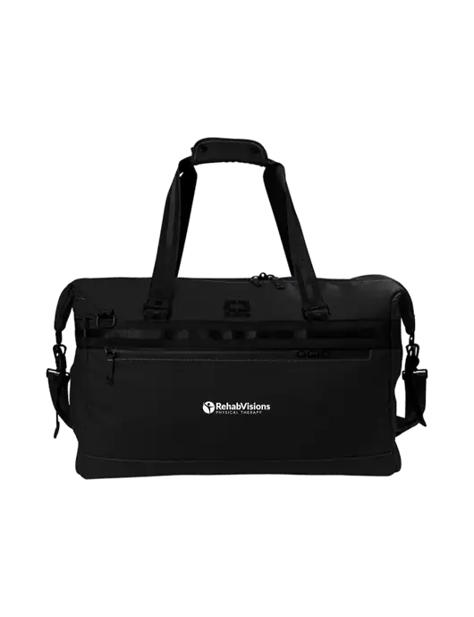 OGIO Black Commuter Duffel w/RV Physical Therapy Logo