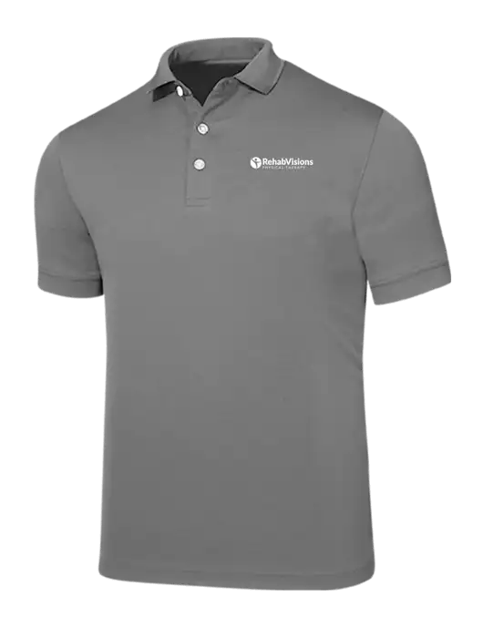 Callaway Ottoman Medium Grey Polo w/RV Physical Therapy Logo