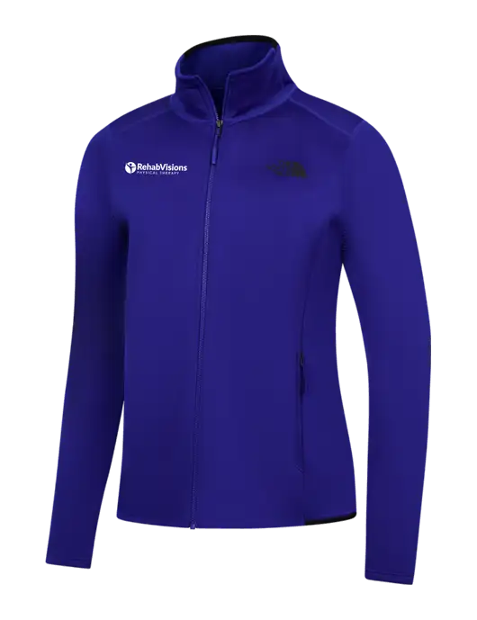 The North Face Womens Dark Royal Skyline Full-Zip Fleece Jacket w/RV Physical Therapy Logo