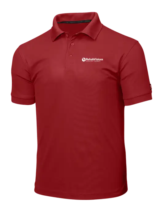 OGIO Red Caliber 2.0 Polo w/RV Physical Therapy Logo