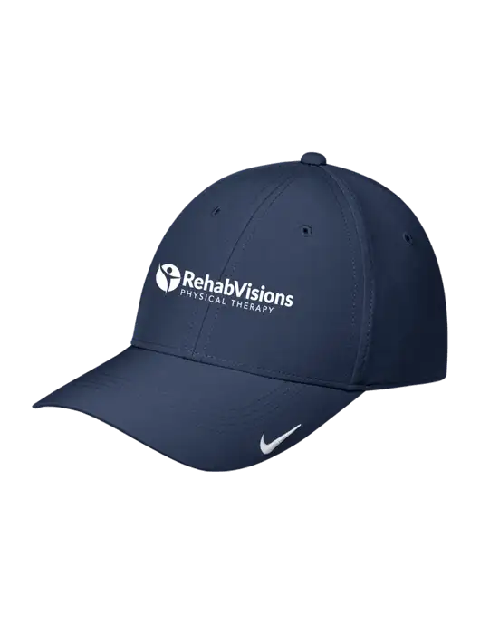 Nike Navy Dri-FIT Legacy Cap w/RV Physical Therapy Logo