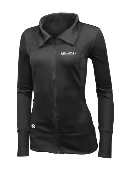 OGIO Blacktop Womens Endurance Fulcrum Full-Zip w/RV Physical Therapy Logo