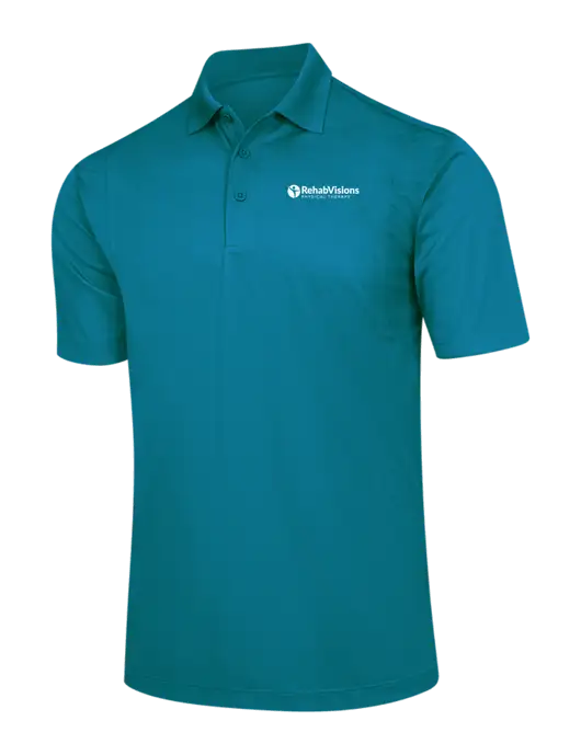 Dark Sapphire Micropique Sport-Wick Polo w/RV Physical Therapy Logo