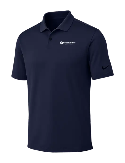 Nike Dark Navy Dri-FIT Vapor Polo w/RV Physical Therapy Logo