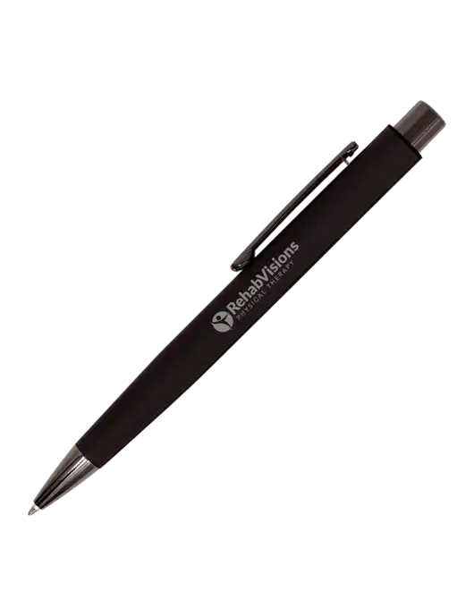 Moana Comfort Black - Black Ink w/RV Physical Therapy Logo