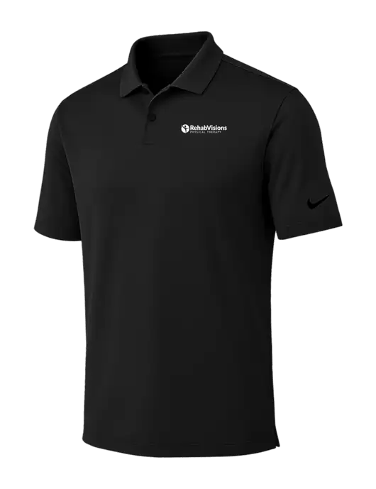 Nike Black Dri-FIT Vapor Polo w/RV Physical Therapy Logo