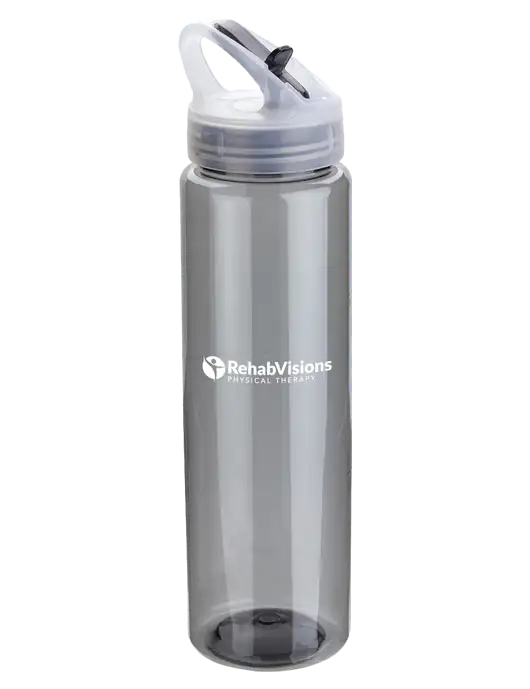 Buddy Smoke 32 oz PET Bottle with Flip Lid w/RV Physical Therapy Logo