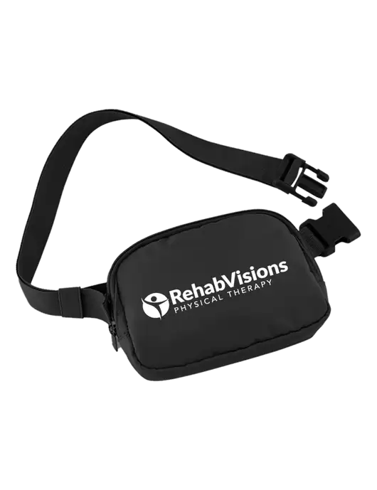 AeroLOFT Anywhere Black Belt Bag w/RV Physical Therapy Logo