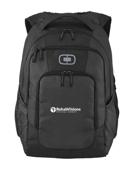 OGIO Diesel Grey Logan Laptop Backpack
 w/RV Physical Therapy Logo
