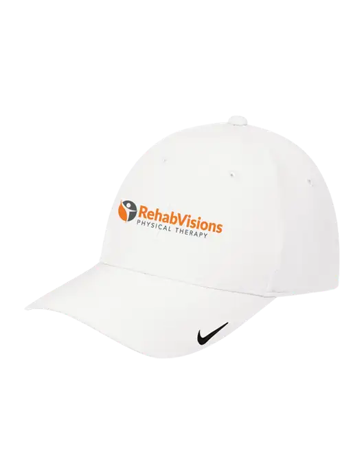 Nike White Dri-FIT Legacy Cap w/RV Physical Therapy Logo