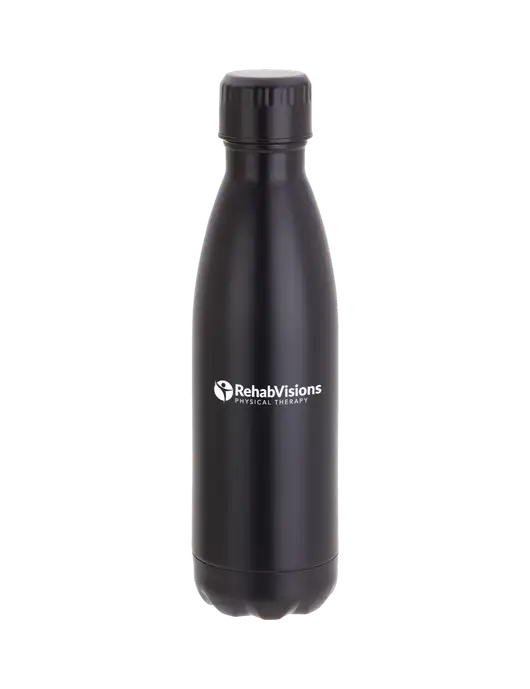 City Go Matte Black 17 oz Insulated Bottle w/RV Physical Therapy Logo
