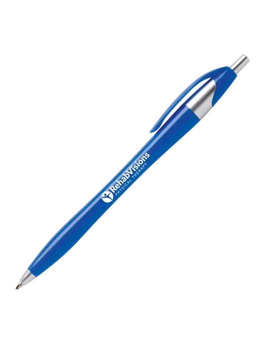 Novella Royal Platinum Pen - Blue Ink w/RV Physical Therapy Logo