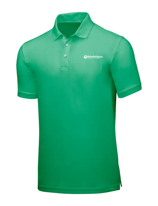 Kelly Green Core Classic Pique w/RV Physical Therapy Logo