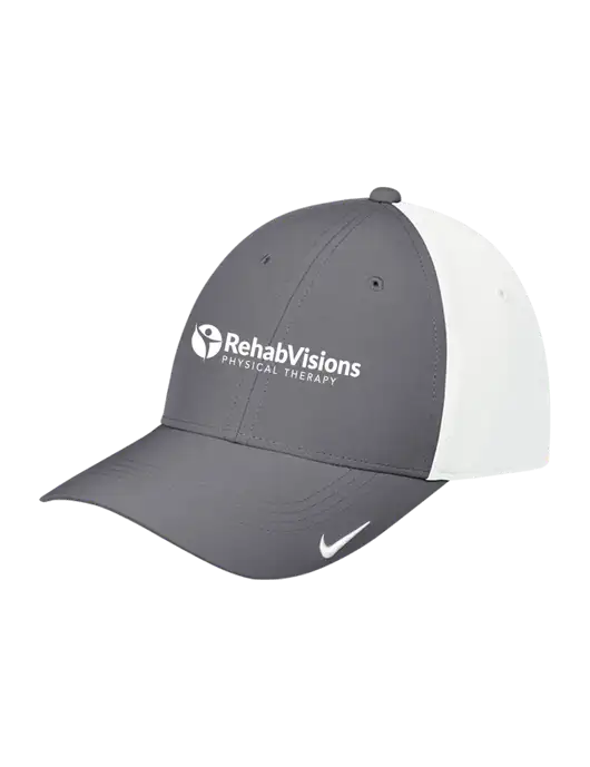 Nike Dark Grey/White Dri-FIT Legacy Cap w/RV Physical Therapy Logo