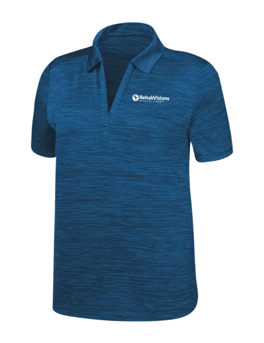 Callaway Womens Medium Slate Blue Broken Stripe w/RV Physical Therapy Logo