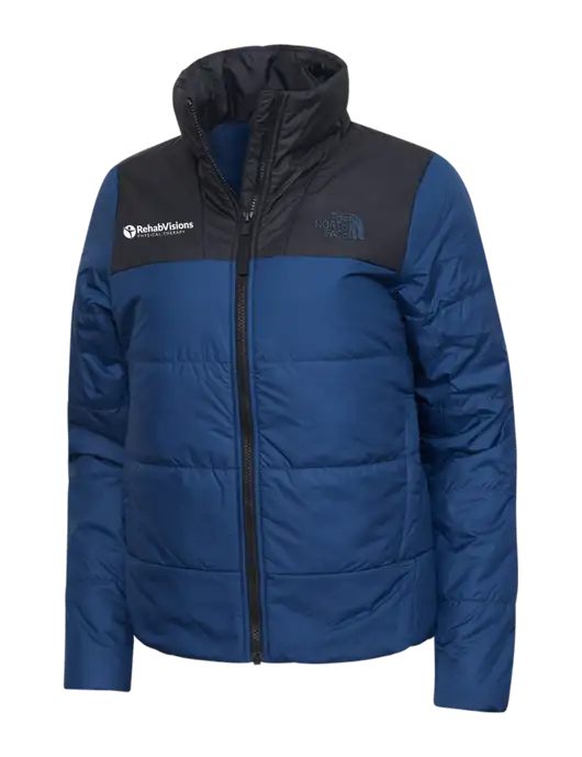 North Face Womens Navy Everyday Insulated Jacket w/RV Physical Therapy Logo