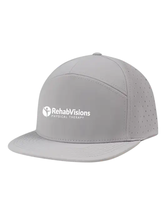 Richardson Light Grey Cannon Cap w/RV Physical Therapy Logo